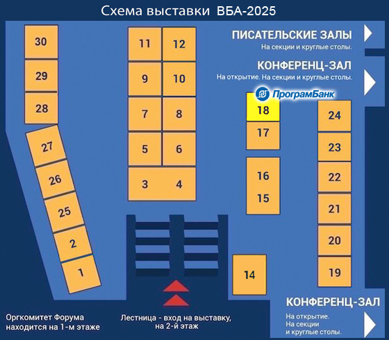 Схема выставки